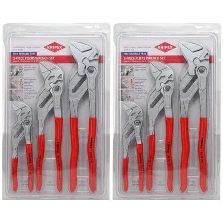 00 20 06 US2 Knipex 3 Piece Pliers Wrench Set