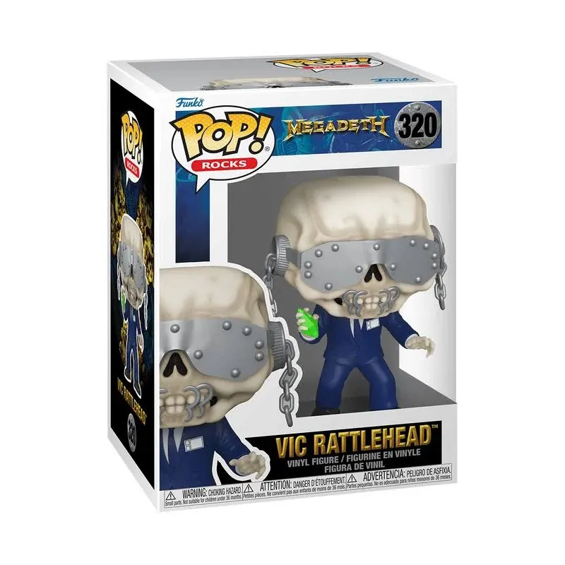 Funko Pop Rocks: Megadeath- Vic Rattlehead