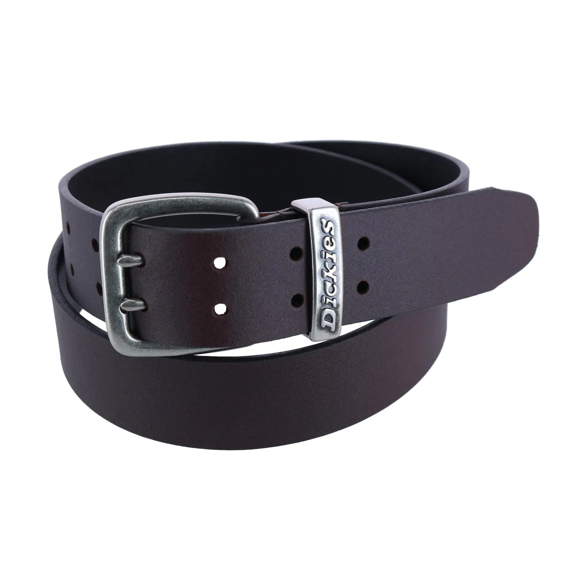 Dickies Men&#039;s 38MM Wide Two Prong Casual Leather Belt