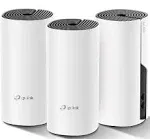 TP-Link - Deco AC1200 Dual-Band Mesh Wi-Fi 5 System (3-pack) - White