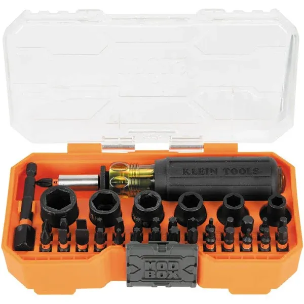 Klein Tools 33805 ProFlex 38-Piece SAE Impact Driver Tool Set