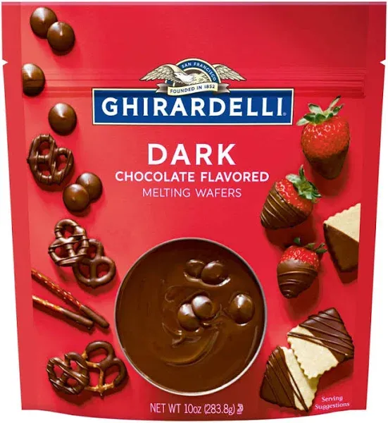 Ghirardelli Dark Chocolate Flavored Melting Wafers (10 oz)