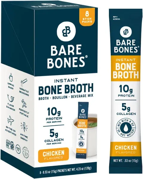 Bare Bones Instant Chicken Bone Broth