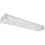 Commercial Electric WR2440K15LPL 2 ft. 120-Volt 1900 Lumens White Integrated LED Wraparound Light with Prismatic Lens