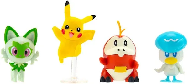 Pokémon Gen IX pack 4 figurines Battle Figure Set 