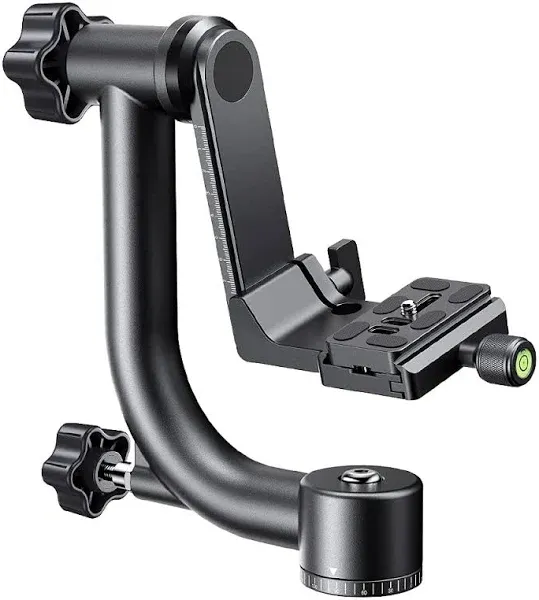 K&amp;F Concept 360° Panoramic Gimbal Tripod Head with 1/4&#039;&#039; Standard Quick Release