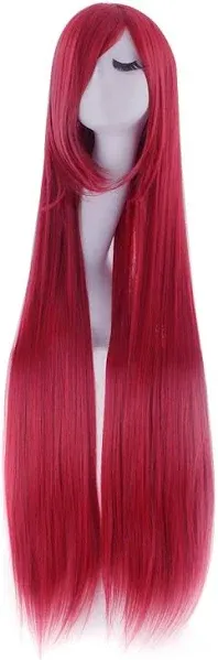 MapofBeauty 40" 100cm Anime Costume Long Straight Cosplay Wig Party Wig (Blonde)