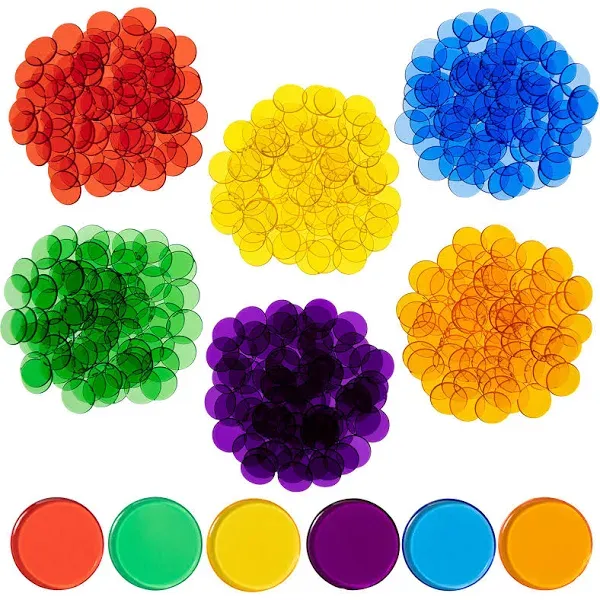 Edxeducation Transparent Counters Set of 500