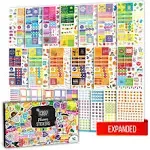 Vladi Creative [Expanded] Aesthetic Planner Stickers - Seasonal, Productivity & Decorative Stickers for Women - 23 Sheets / 1397 Pcs - Ideal for