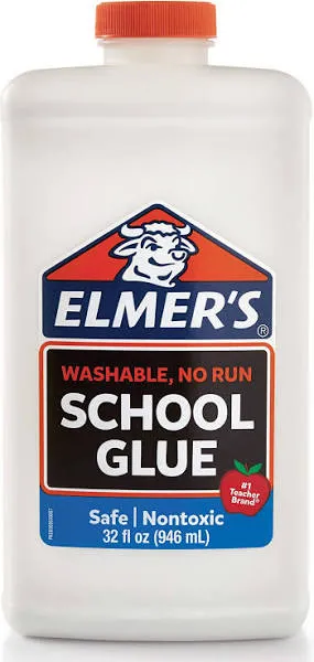 Elmer's Washable School Glue - 32 oz, White