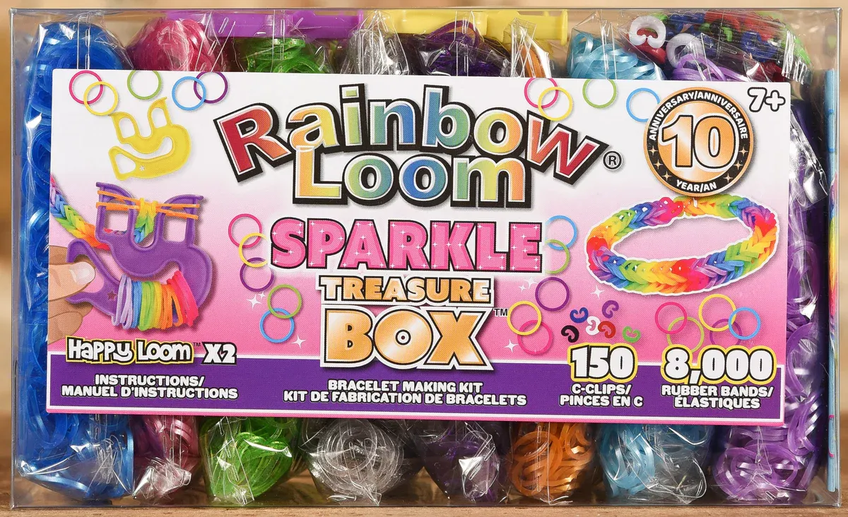 Rainbow Loom Sparkle Treasure Box