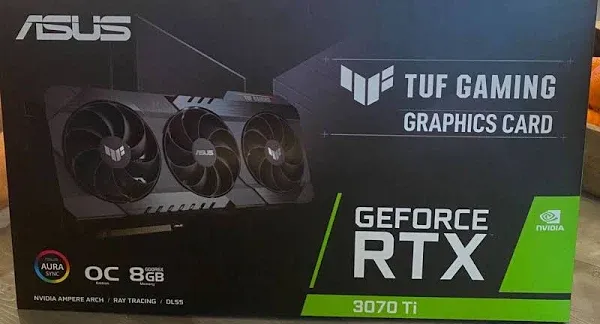 ASUS TUF RTX3070TI O8G V2 GAMING NVIDIA GeForce RTX 3070 Ti OC V2 Graphics Card