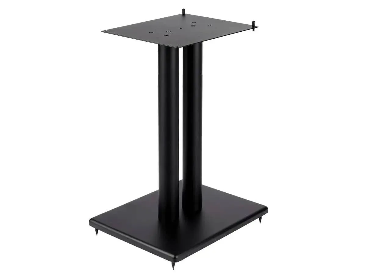 Monolith 24in Steel Speaker Stand with Adjustable Top Plate Each Hold Speakers