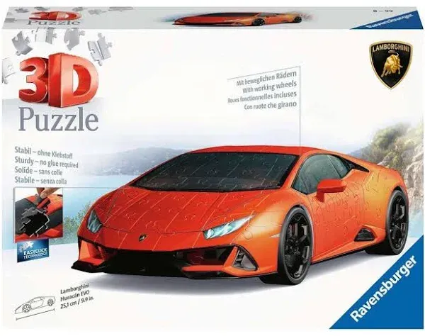 Ravensburger 3D Puzzle 108pc Lamborghini Huracán EVO 1238-8