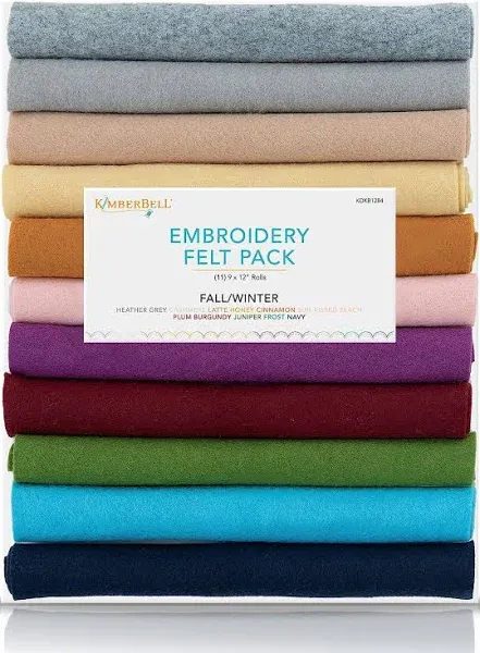 Kimberbell Embroidery Felt Pack Fall/Winter