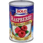 Solo Raspberry Cake & Pastry Filling (12 oz)