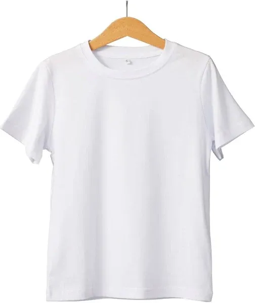 Cricut Blank Youth Crew Neck T-Shirt, White