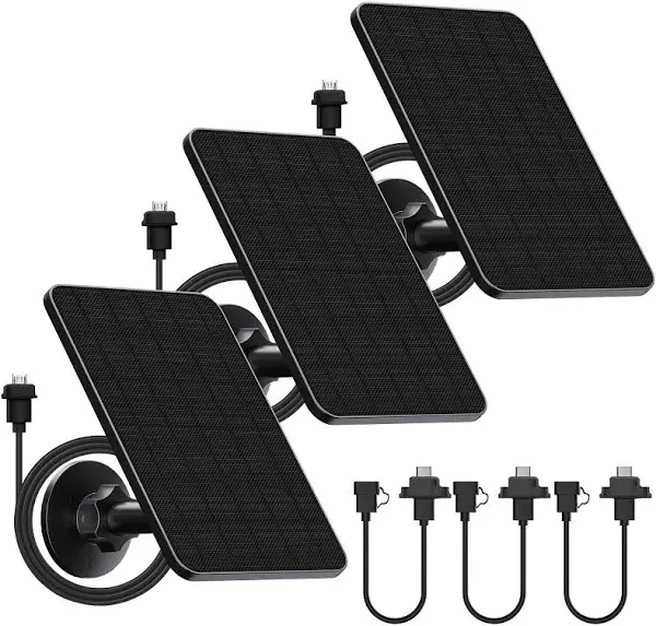 Rhorawill 3 Pack Solar Panel for Blink Outdoor 44th Gen/Blink Outdoor3rd Gen ...