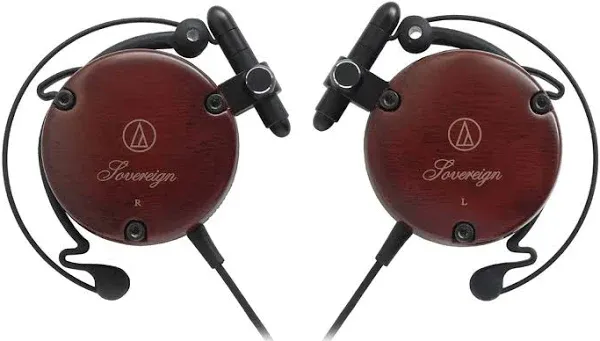 Audio Technica ATH-EW9 Wooden Wood Ear Fit Clip-On Headphones NEW from Japan