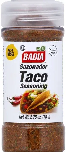 Badia Taco Seasoning, 2.75 Oz (Pack Of 8)