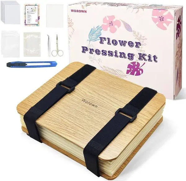 Professional Flower Press Kit, A5 Flower Press, Leaf Press, Plant Press, 6 x ...