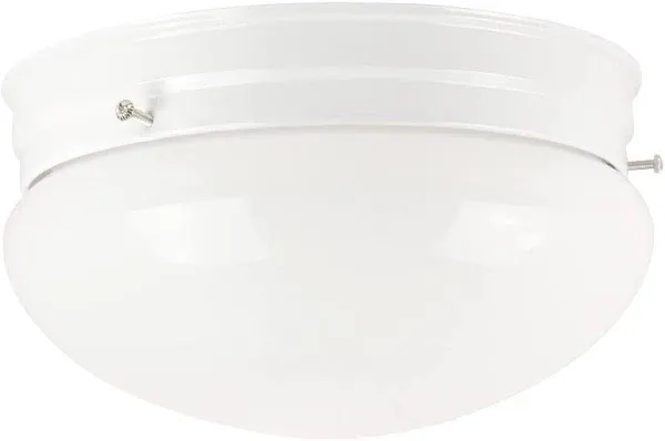 04490 6-Inch Decorative Mushroom Style Ceiling Fixture, 60 Max Wattage, Medium B