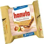 Ferrero Hanuta Wafers with Hazelnut Cream, 18x 2pcs (36pcs)