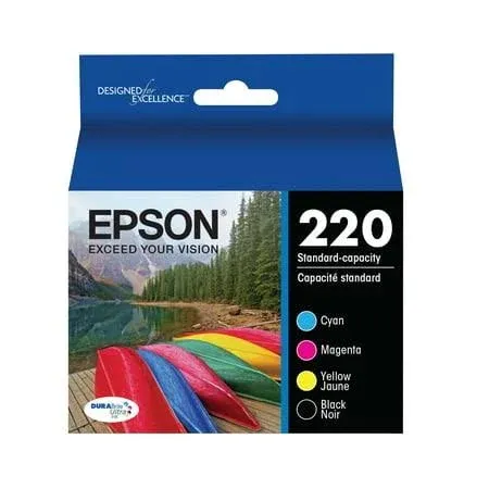 Epson DURABrite Ultra 220 Ink Cartridge Combo Pack