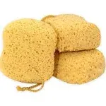 myHomeBody Premium Bath Sponge, Foam Loofah Sponge, Body Sponge for Shower - Large size, Lots of Lather, 3 Pack