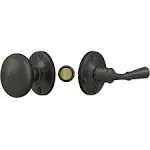 Deltana SDL980U10B Round Storm Door Latch Tubular Lock, Oil Rubbed Bronze