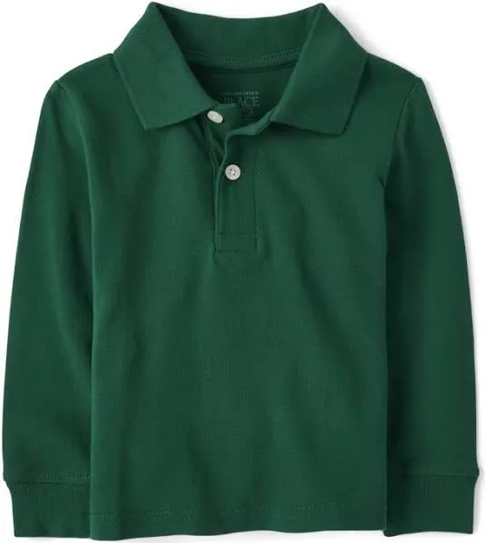 The Children's Place Boys Long Sleeve Polo