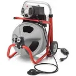 Ridgid 27013 K-400 Drain Cleaning Machine w/ 1/2"x75' Cable