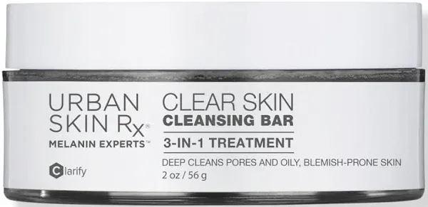 Urban Skin Rx Clear Skin Cleansing Bar 3-in-1 Treatment 2 Oz NEW &amp; SEALED!