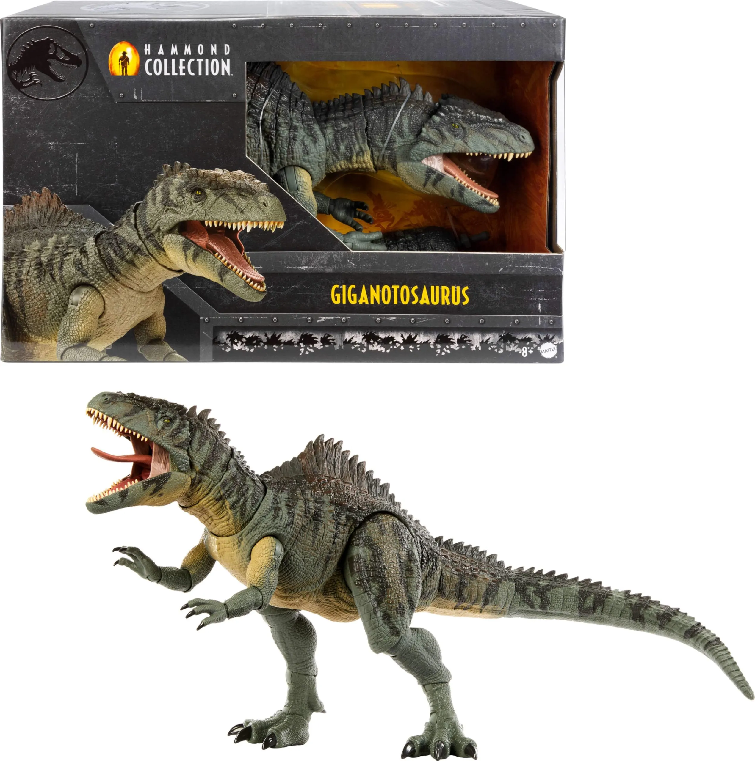 Jurassic World Hammond Collection Giganotosaurus &amp; Therizinosauru<wbr/>s Action Figure