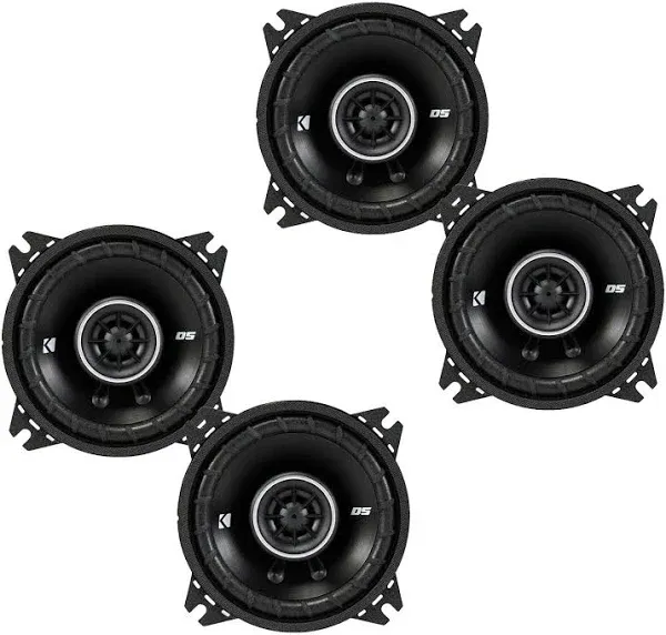 Pair New Kicker 43DSC404 DSC40 120 Watt 4" Inch 2-Way Car Audio Speakers DS40