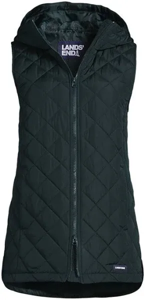 Lands' End Women's FeatherFree Insulated Hooded Vest