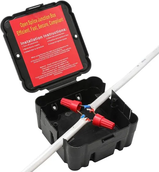 Open Splice Junction Box 2 Pack