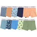 Fruit of The Loom Toddler Boy EverSoft Cotton Boxer Brief Underwear, 10 Pack, Sizes 2t-5t