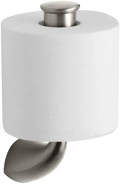 KOHLER K-37056-BN Alteo Vertical Tissue Holder, Vibrant Brushed Nickel