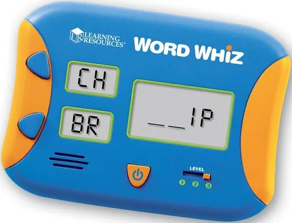 WORD WHIZ Electronic Flash Cards LEARNING RESOURCES Math Game New Sealed