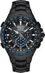 Seiko SSG021 Coutura Radio Sync Solar Black Stainless Steel Men's Chronograph Watch