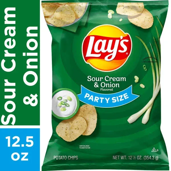 Lay's Sour Cream Onion Flavored Potato Chips