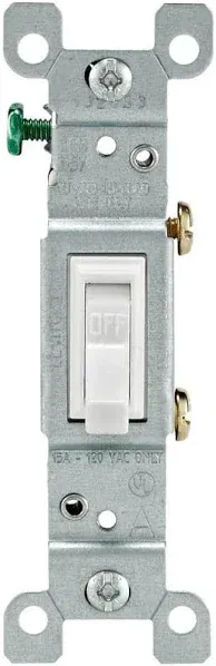 Leviton 15 Amp Single Pole Toggle Switch