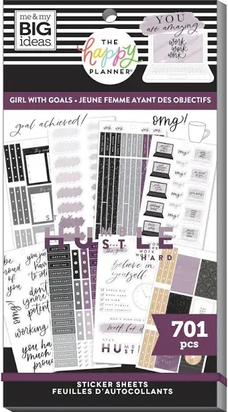 The Happy Planner Girl with Goals Sticker Pad