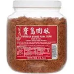 Pork Meat Floss - Cooked Dried Pork, Big Jar, 18oz