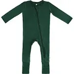 Dreamland Baby Baby Bamboo Pajamas w/ DreamCuffs , Sage Green / 12 - 18 Months