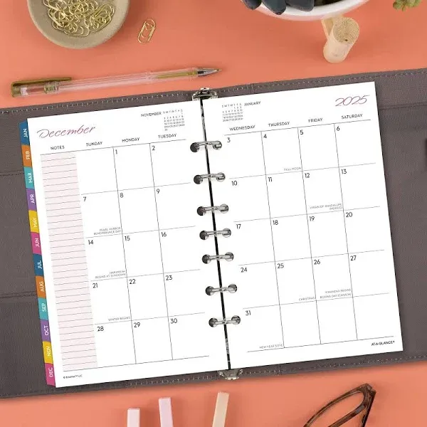 AT-A-GLANCE EttaVee Weekly Monthly Planner Refill