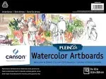 Canson Plein Air Watercolor Artboard Pad - 9x12