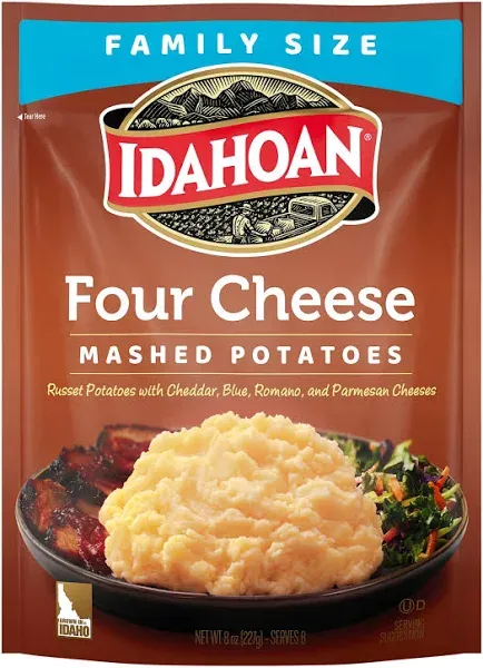 Idahoan Four Cheese Mashed Potatoes Family