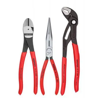 00 20 06 US2 Knipex 3 Piece Pliers Wrench Set